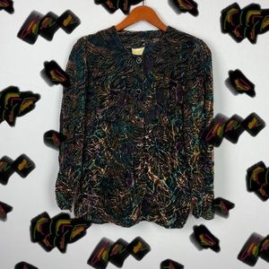 Vintage Visions Velvet Blouse